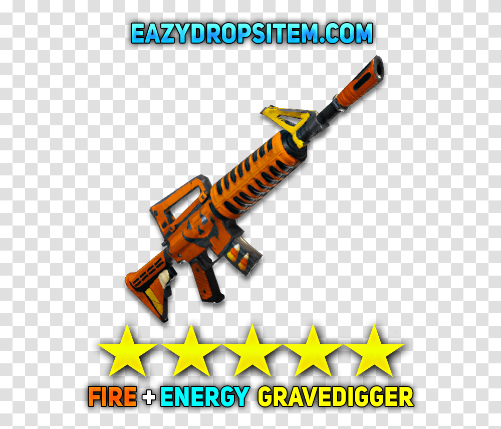 Fortnite Items Gg, Gun, Weapon, Weaponry, Toy Transparent Png