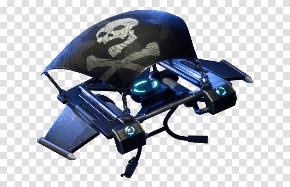 Fortnite Jolly Roger Image Fortnite Founders Glider, Helmet, Spaceship, Aircraft, Vehicle Transparent Png