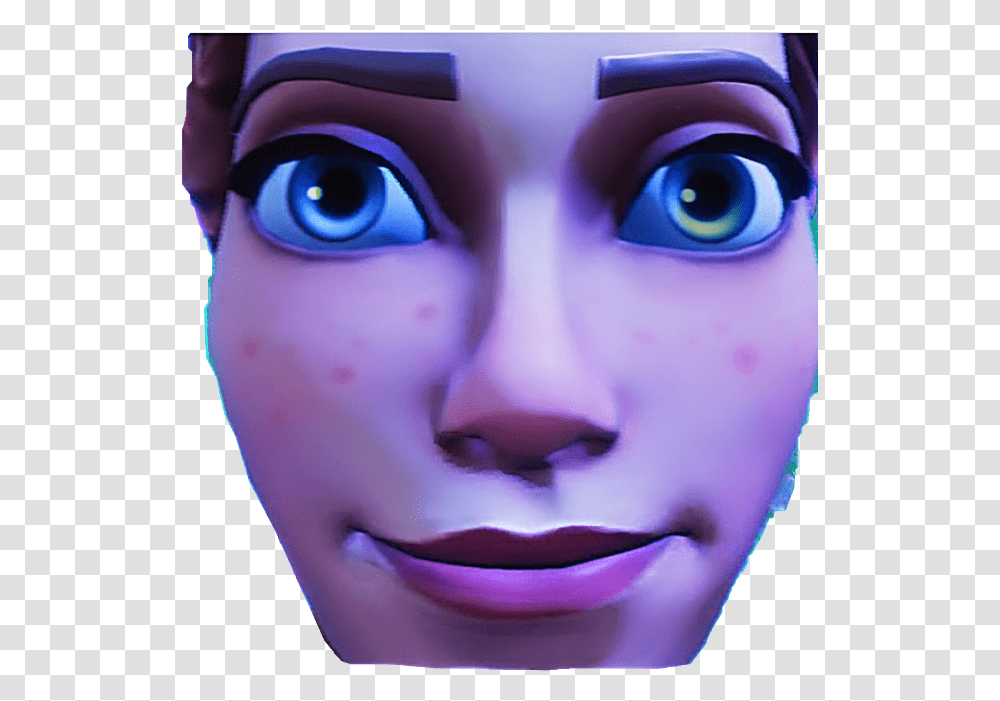 Fortnite No Skin Face, Head, Figurine, Toy Transparent Png