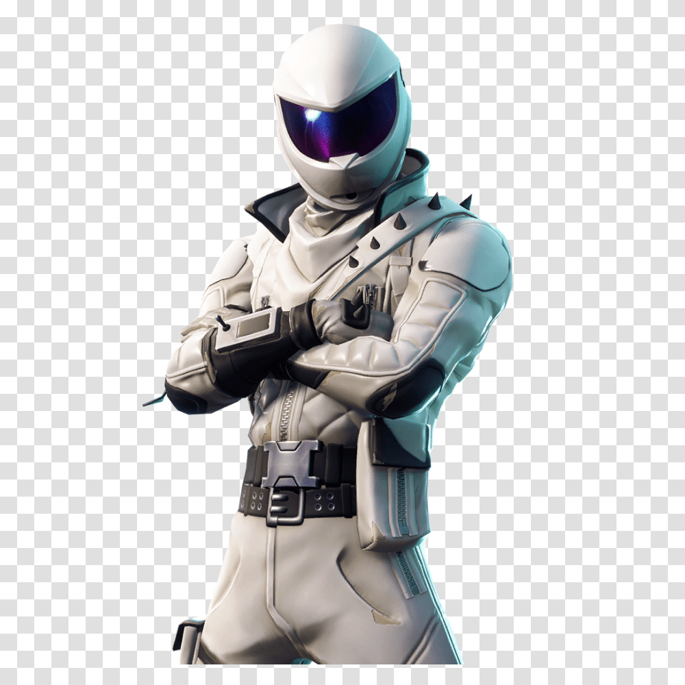 Fortnite Overtaker Skin, Helmet, Apparel, Person Transparent Png