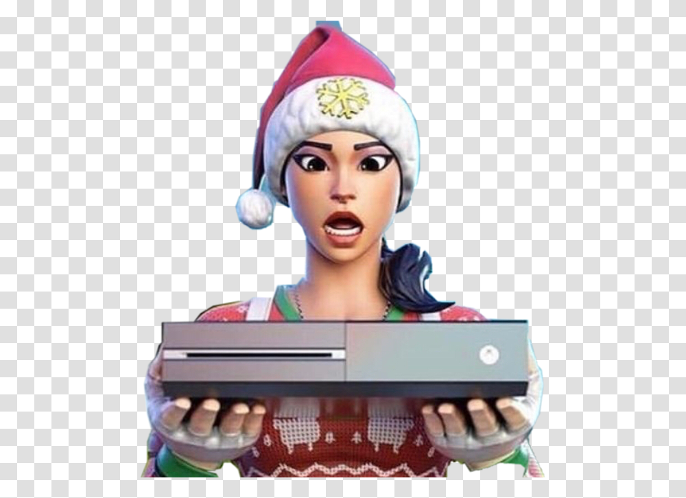 Fortnite, Person, Head, Figurine Transparent Png