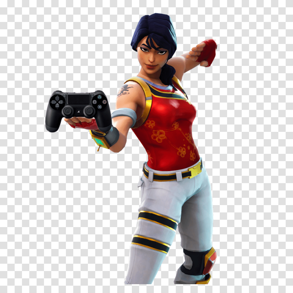 Fortnite Player Fortnite Skin With Ps4 Controller, Person, Human, Photography, People Transparent Png