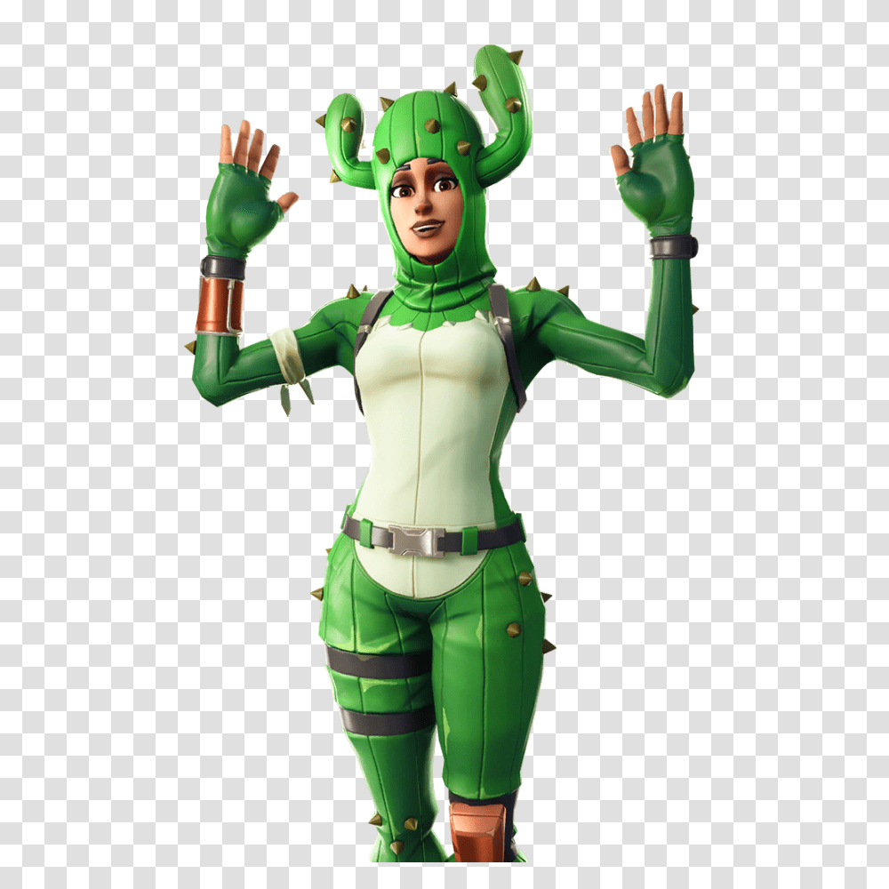 Fortnite Prickly Patroller, Green, Elf, Person, Toy Transparent Png