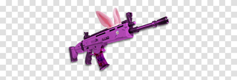 Fortnite Purple Scar Image With Pubg Purple Gun, Weapon, Weaponry, Rifle, Toy Transparent Png