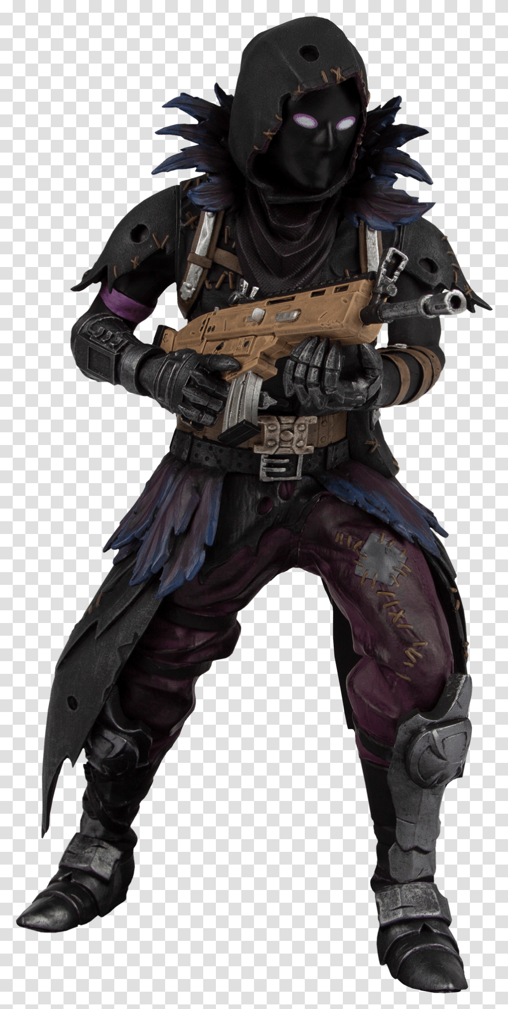 Fortnite Raven Action Figure, Person, Human, Gun, Weapon Transparent Png