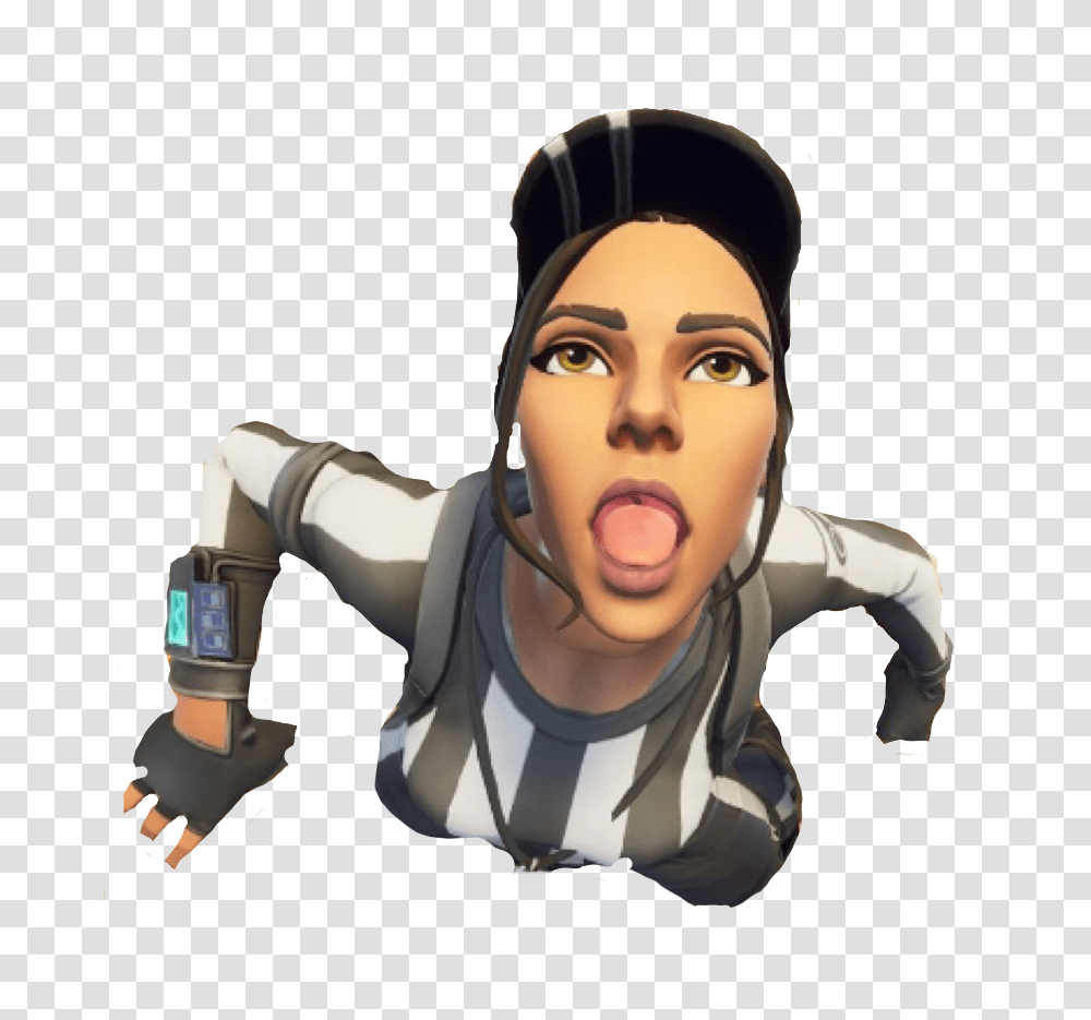 Fortnite Referee Cool New Football Freetoedit Cartoon, Person, Human, Face Transparent Png