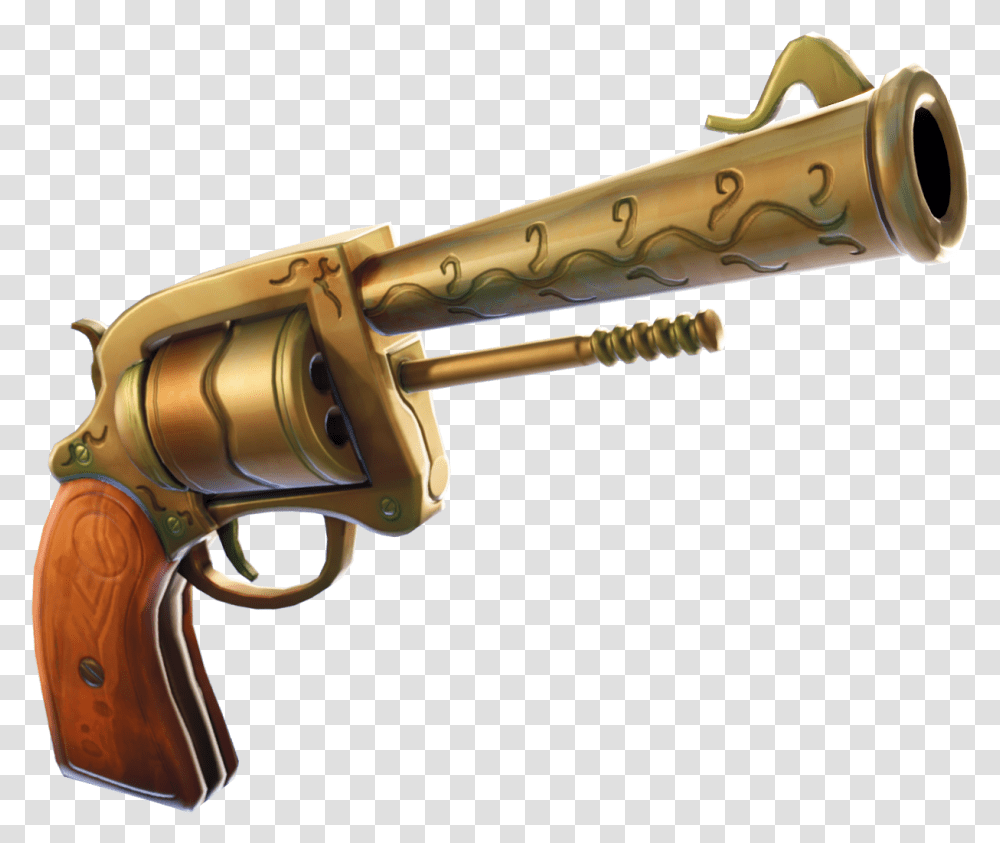 Fortnite Revolver Background, Gun, Weapon, Weaponry, Handgun Transparent Png