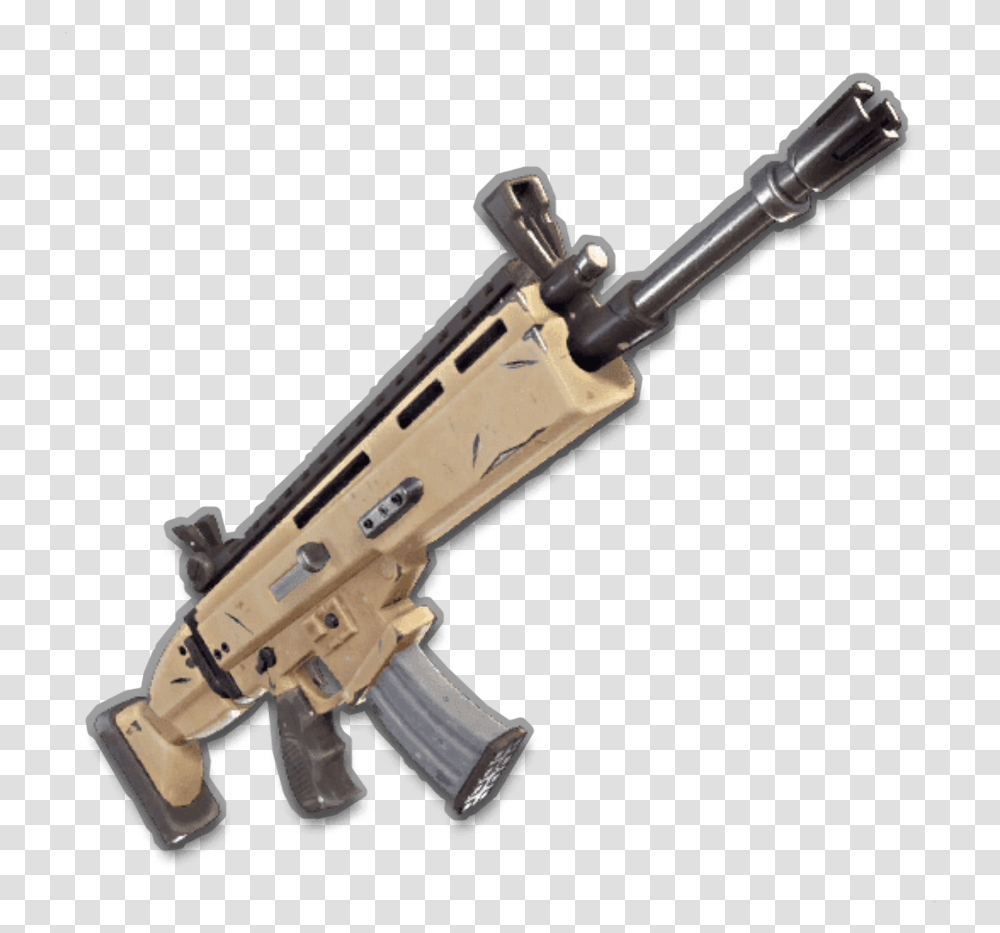 Fortnite Scar Clipart Scar Fortnite, Gun, Weapon, Weaponry, Rifle Transparent Png