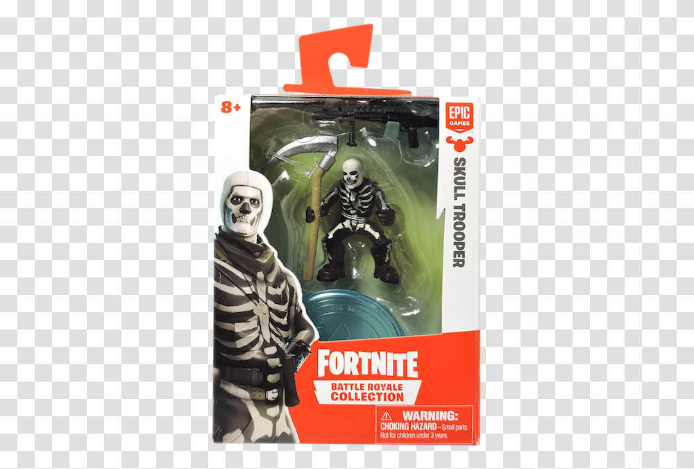 Fortnite Skull Trooper Figure, Person, Human, Poster, Advertisement Transparent Png