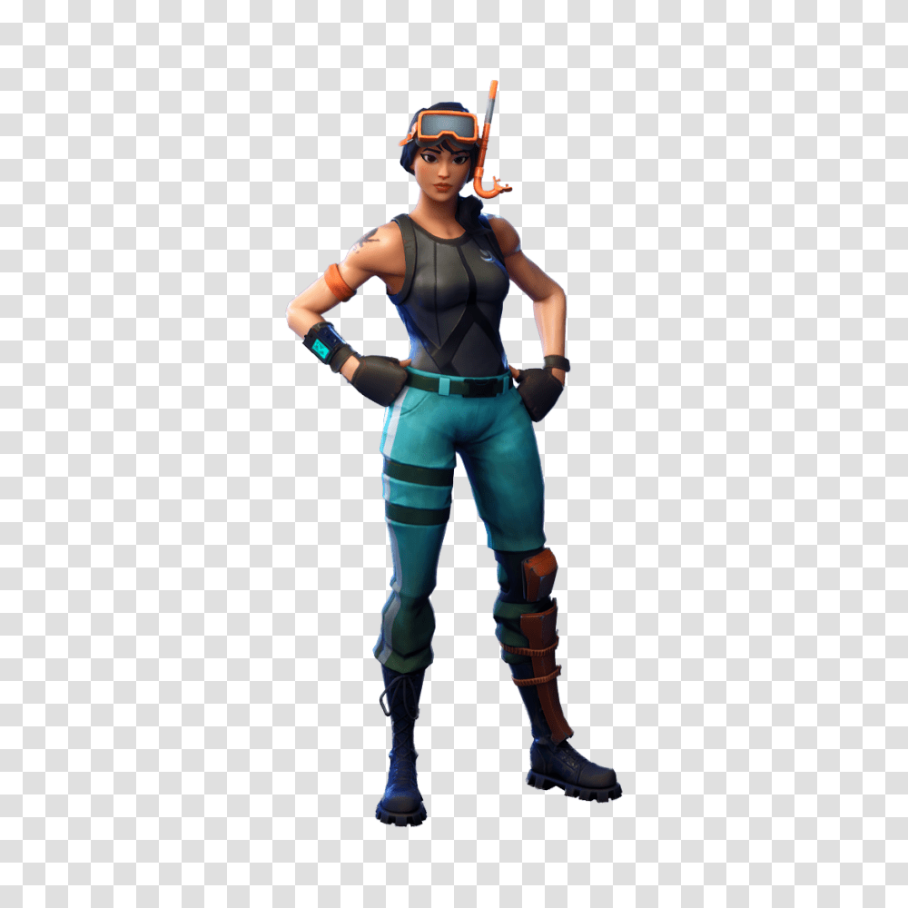 Fortnite Snorkel Ops Image, Costume, Person, Human, Figurine Transparent Png