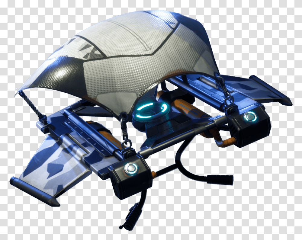 Fortnite Snow Squall Image Purepng Free Snow Squall Glider Fortnite, Helmet, Spaceship, Aircraft, Vehicle Transparent Png