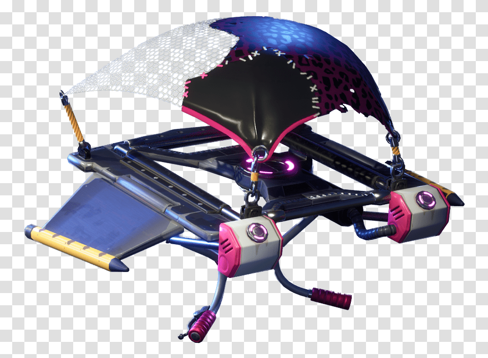 Fortnite Stage Dive Image Fortnite Glider, Clothing, Helmet, Aircraft, Vehicle Transparent Png