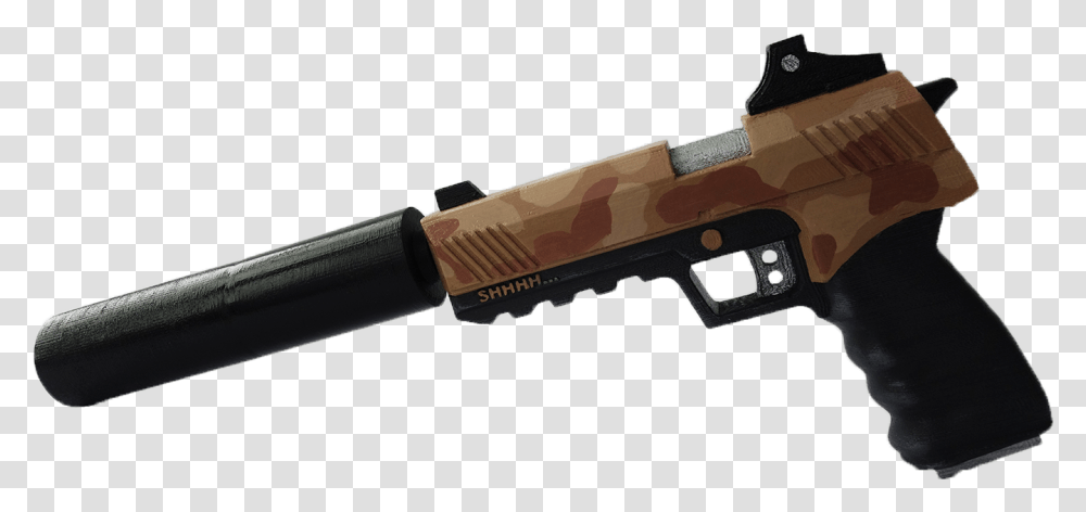 Fortnite Suppressed Pistol Replica Silenced Pistol Fortnite, Weapon, Weaponry, Gun, Shotgun Transparent Png