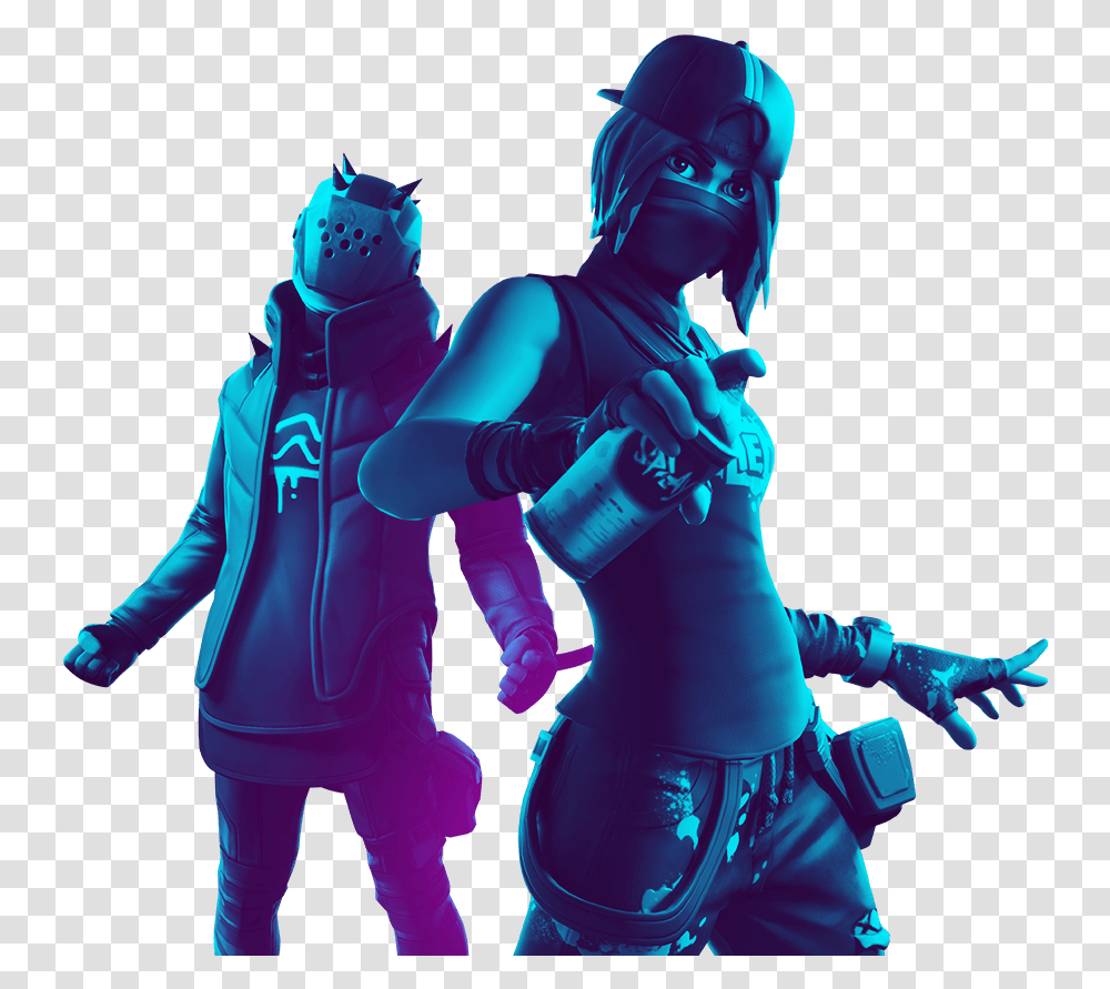 Fortnite Tilted Teknique, Person, Pattern, Alien, Fractal Transparent Png