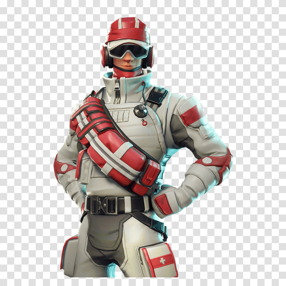 Fortnite Triage Trooper, Helmet, Apparel, Person Transparent Png