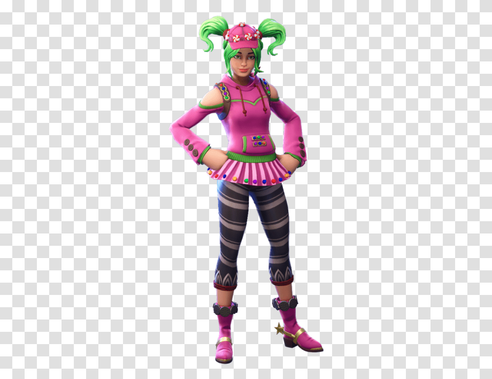Fortnite Zoey, Costume, Performer, Person Transparent Png