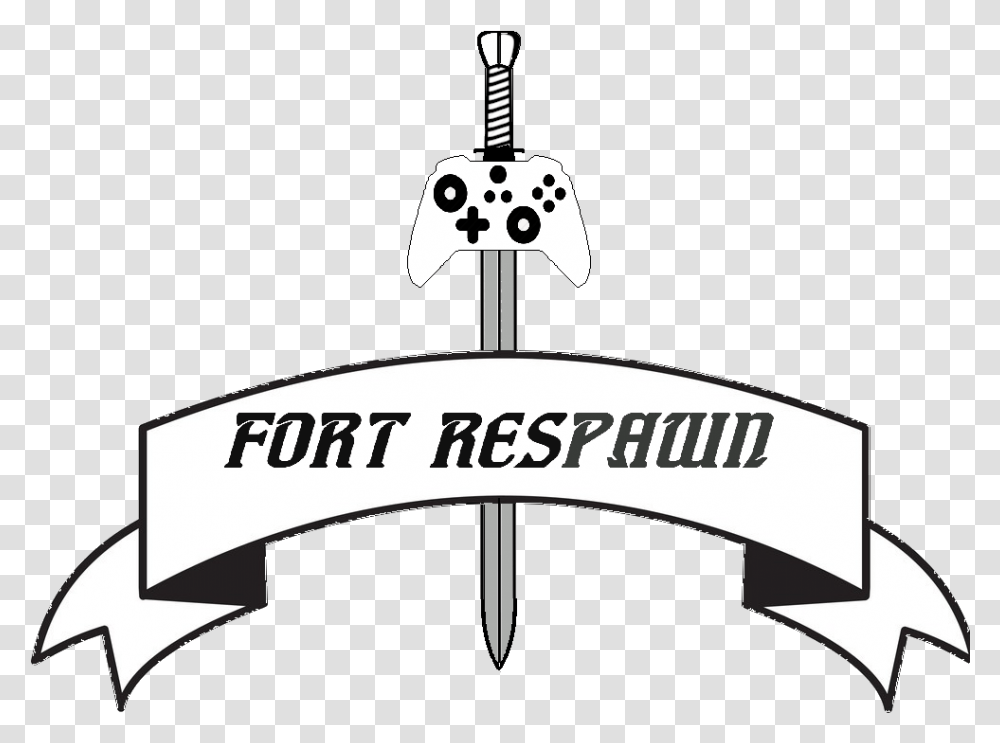 Fortrespawn Blank Ribbon Banner, Symbol, Logo, Trademark, Tool Transparent Png