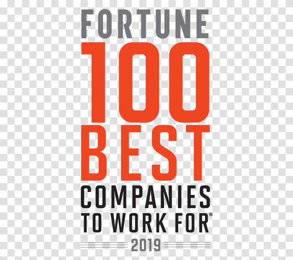 Fortune 100 Best Companies 2020, Word, Number Transparent Png
