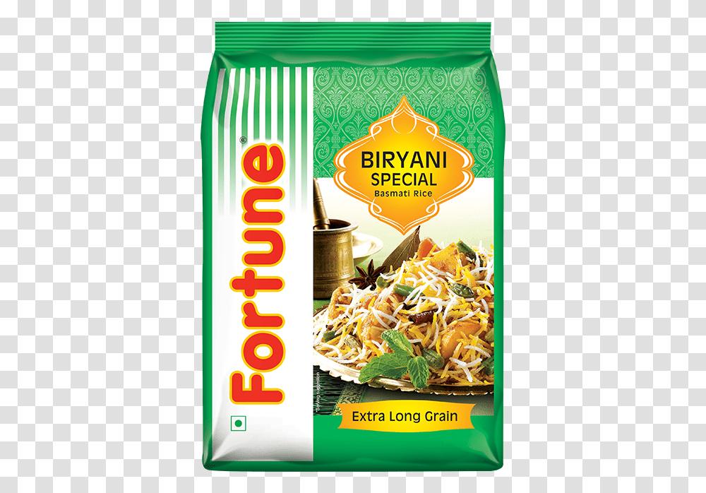 Fortune Biryani Basmati Rice, Plant, Noodle, Pasta, Food Transparent Png
