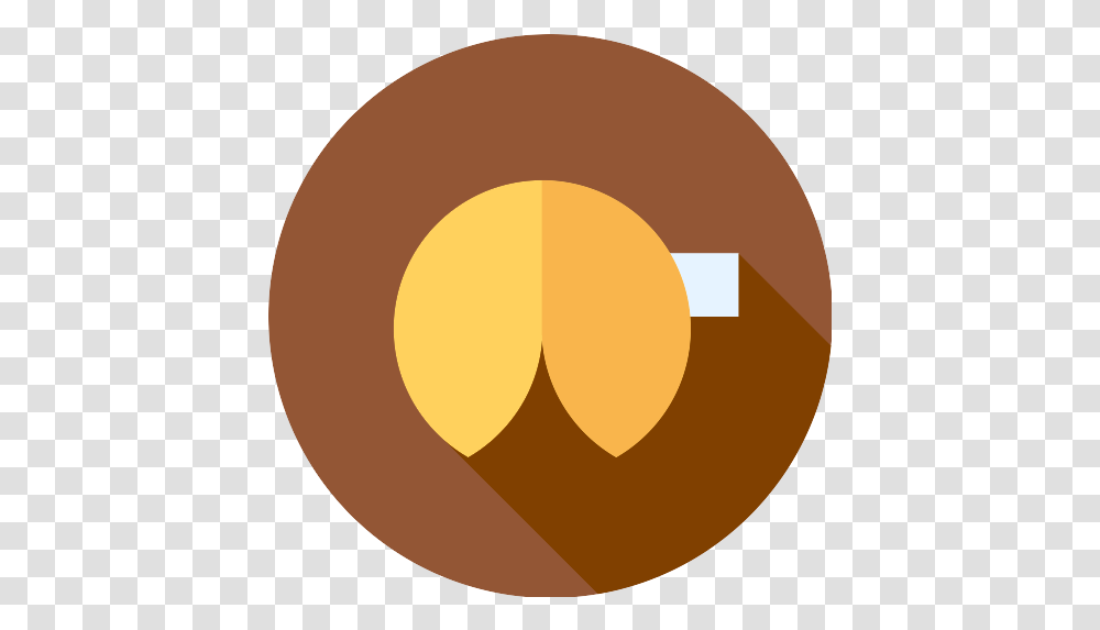 Fortune Cookie Luck Icon Circle, Plant, Produce, Food, Seed Transparent Png