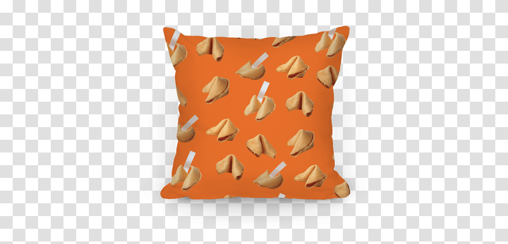 Fortune Cookie Pillow Orange Pillows Lookhuman Cushion, Birthday Cake, Dessert, Food, Fish Transparent Png