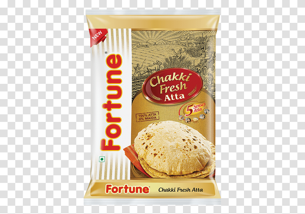 Fortune Sunflower Oil Fortune Chakki Fresh Atta, Bread, Food, Pancake, Burger Transparent Png