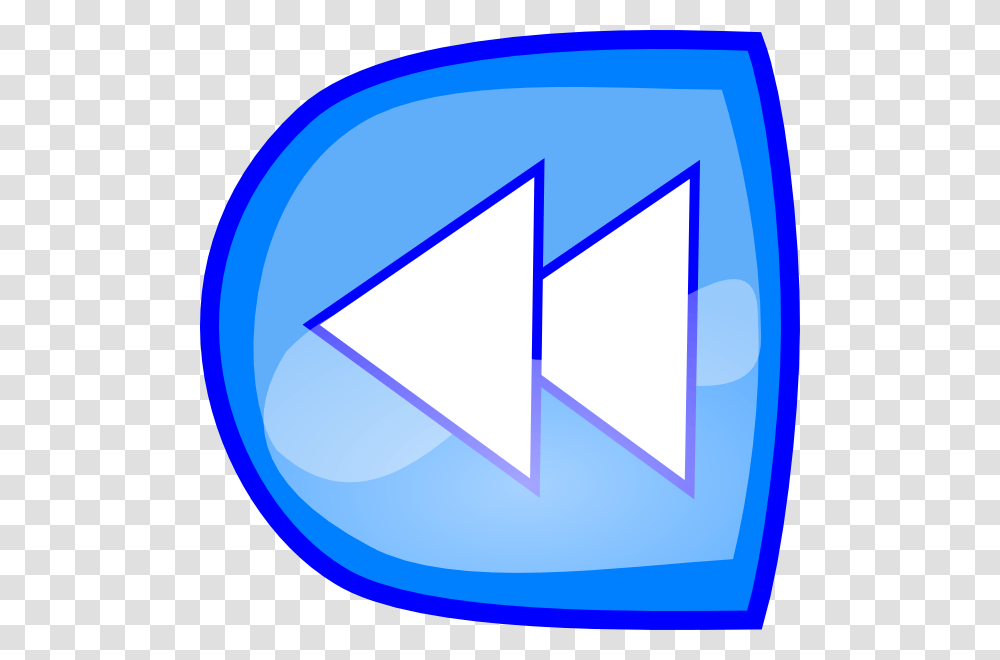 Forward Blue Button Clip Art At Clker Gambar Tanda Kembali, Triangle, Label, Logo Transparent Png