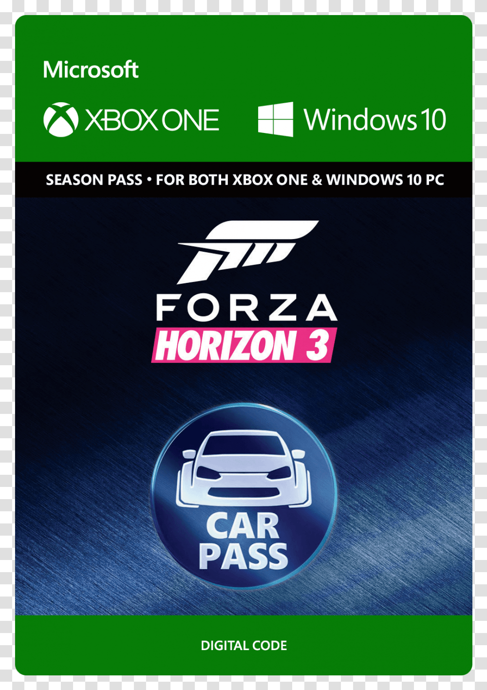 Forza Horizon 3 Car Pass Card, Poster, Advertisement, Flyer, Paper Transparent Png