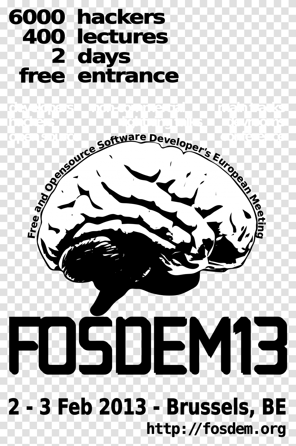 Fosdem 2013 Promote Fosdem, Cushion, Pillow, Plant, Text Transparent Png