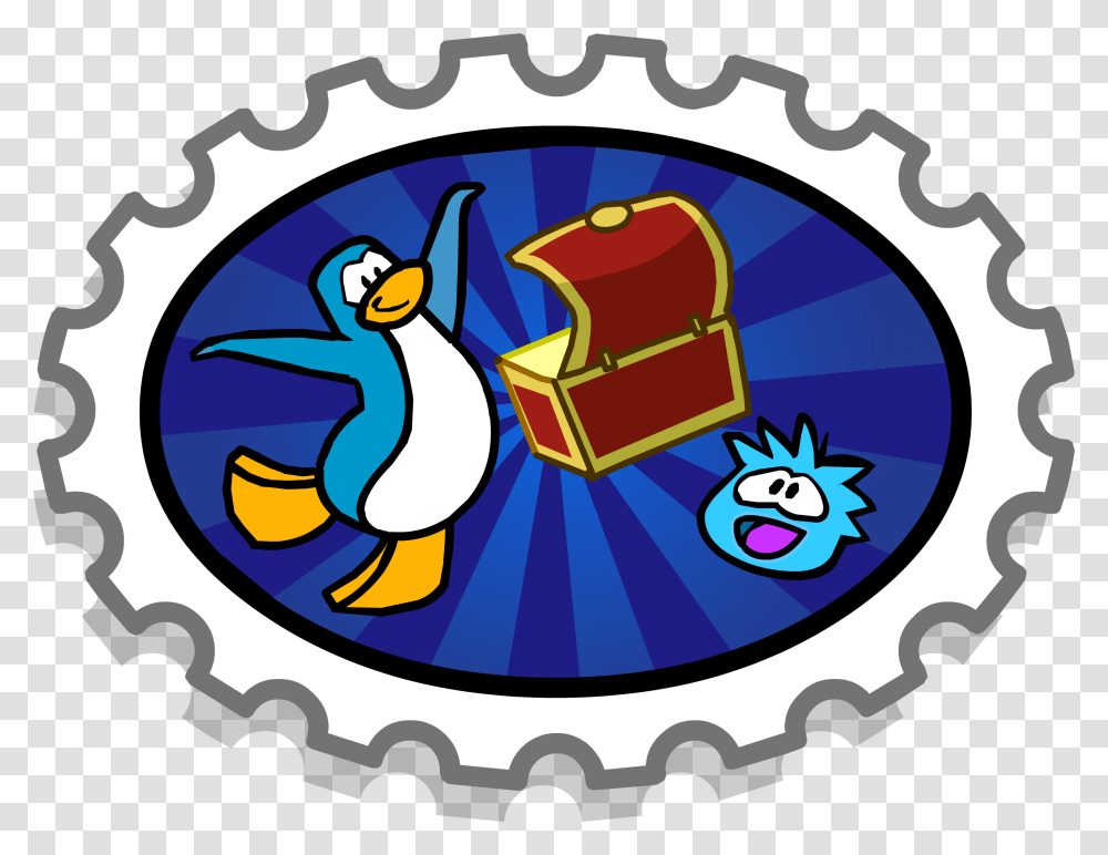 Fossil Clipart Archaeological Dig Green Stamp Club Penguin, Bird, Animal, Gear, Machine Transparent Png