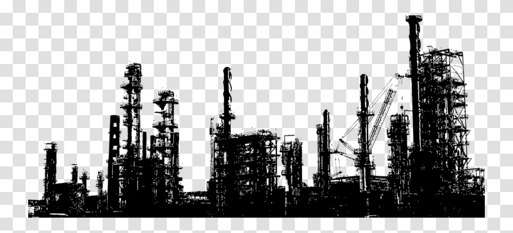 Fossil Fuel Clipart Oil Refinery Clipart, Gray, World Of Warcraft Transparent Png