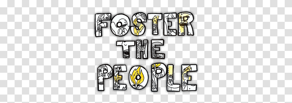 Foster The People Logo Foster The People Logo, Label, Text, Sticker, Poster Transparent Png