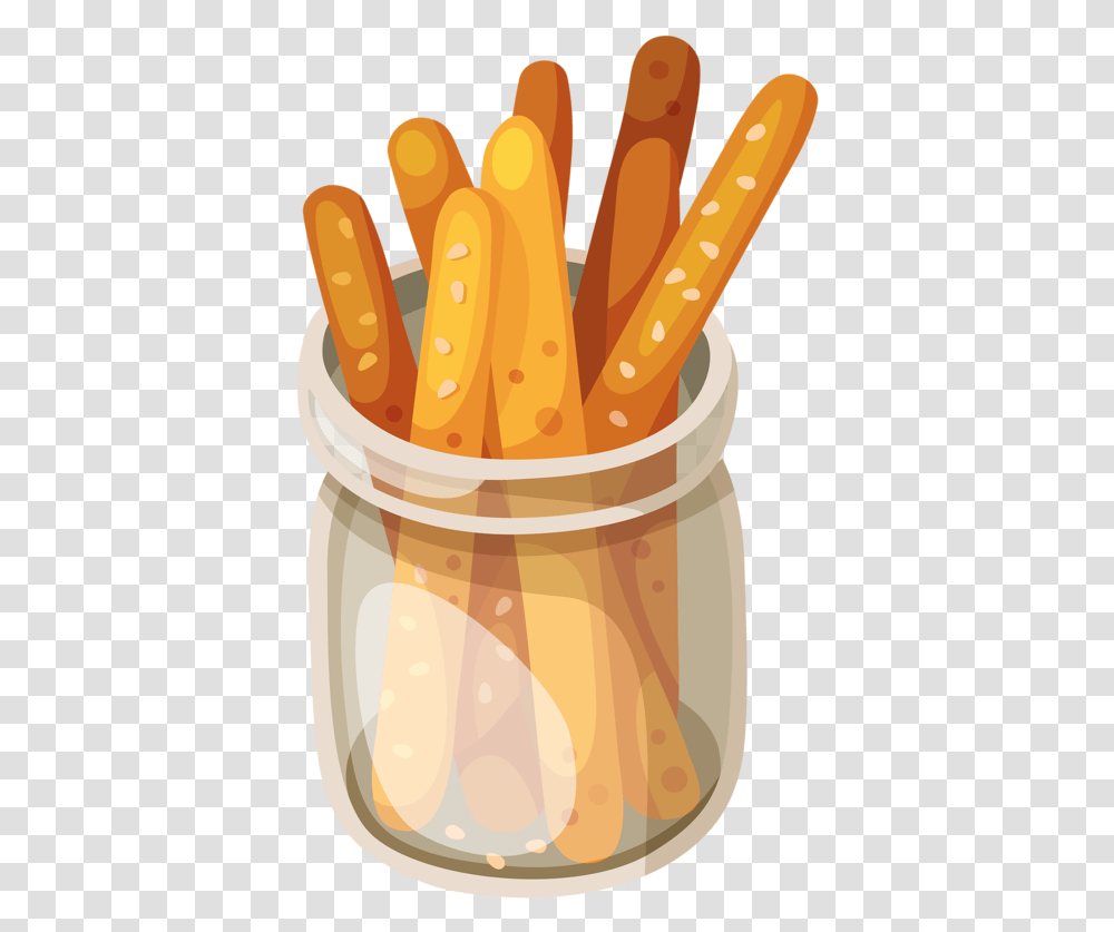 Fotki Food Clips Food Illustrations Illustration Bread Stick Clipart, Fries Transparent Png