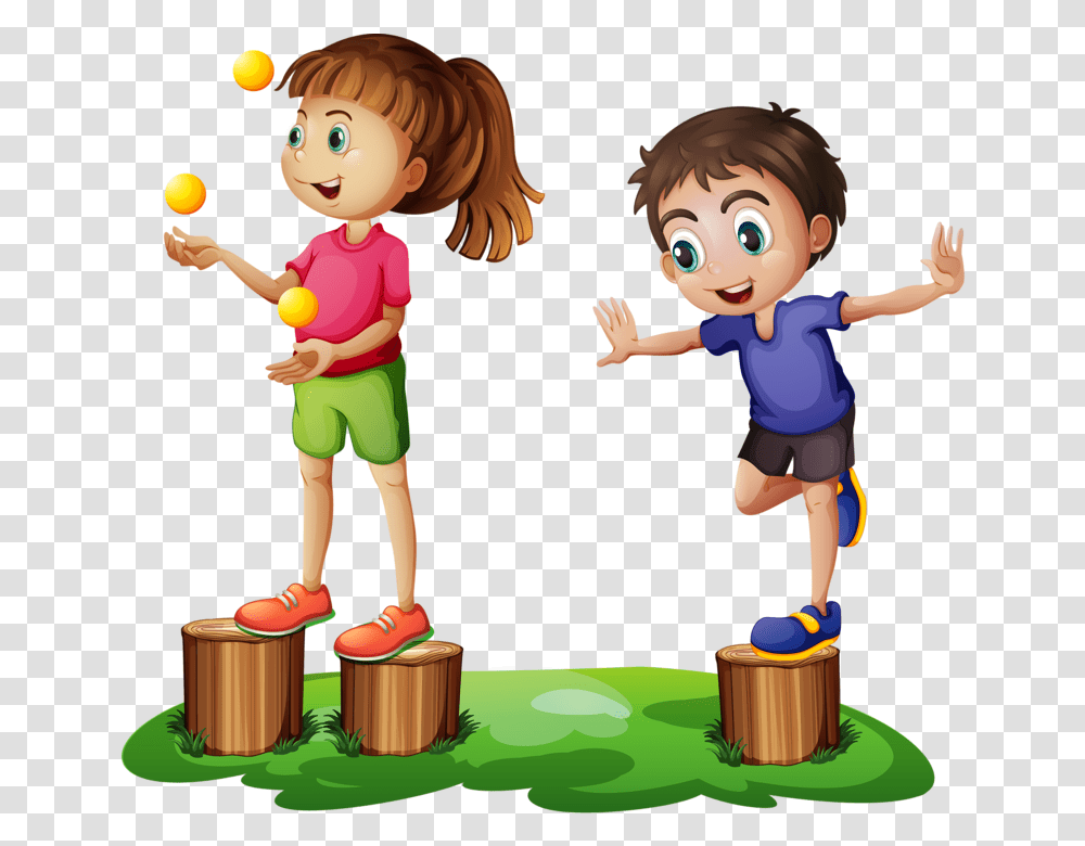 Fotki Outdoor Playground School Clipart Games To Stand On One Leg Clip Art, Person, Human, Performer, Juggling Transparent Png