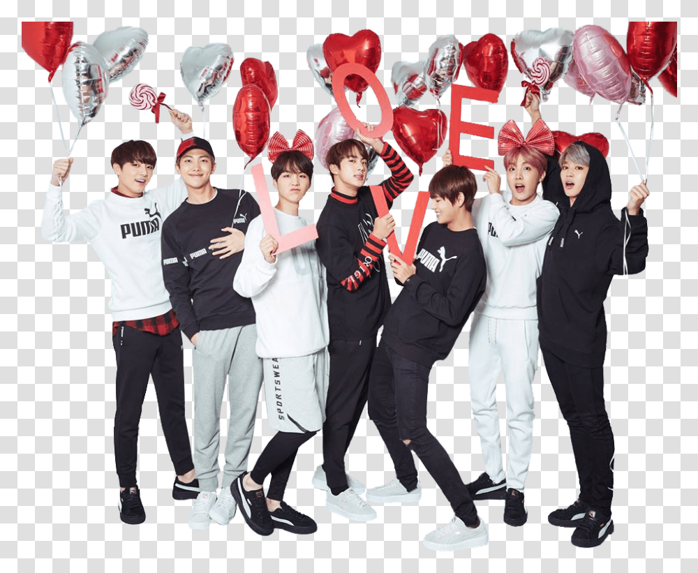 Foto And Bts Image Bts Valentine's Day, Person, Shoe, Ball Transparent Png