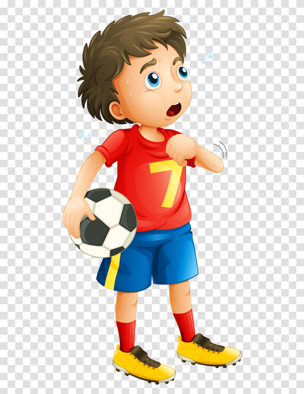 Foto Avtor Soloveika Na Yandeks Boy Playing Football Cartoon, Soccer Ball, Team Sport, Person, People Transparent Png