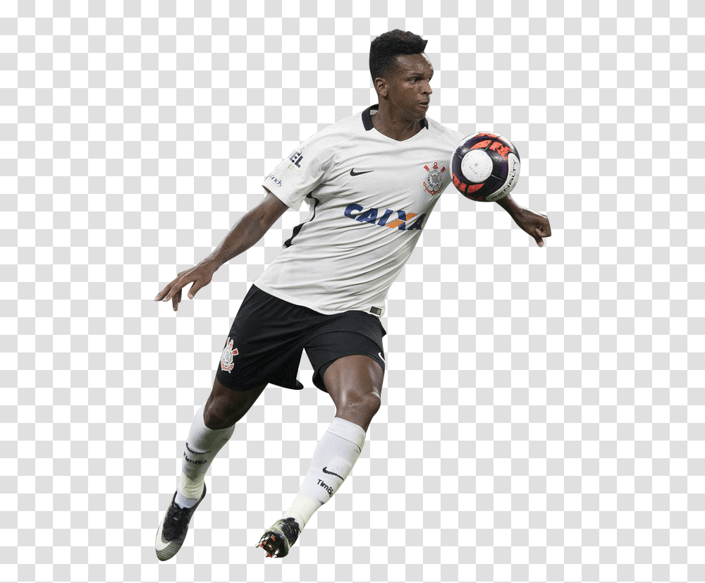Foto Do Gol De Mo Do J Pronta Pra Meme Jogador Do Corinthians Desenho, Person, Human, People, Ball Transparent Png