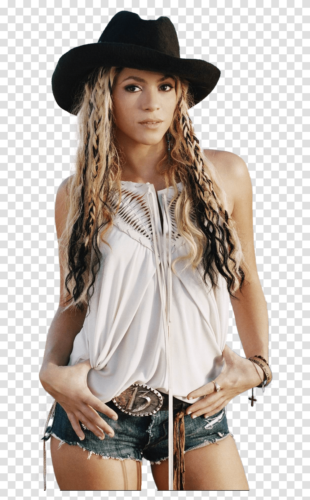 Fotografas De Shakira Shakira Hat, Person, Hair, Face Transparent Png