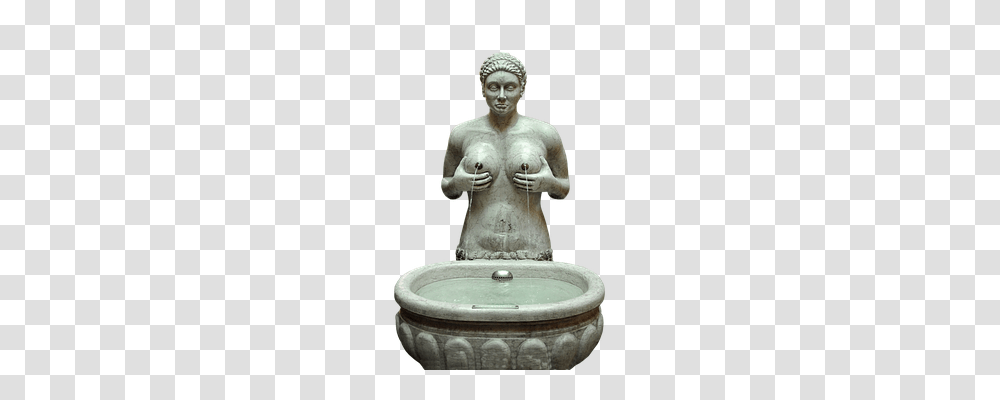 Fountain Person, Water, Human, Statue Transparent Png