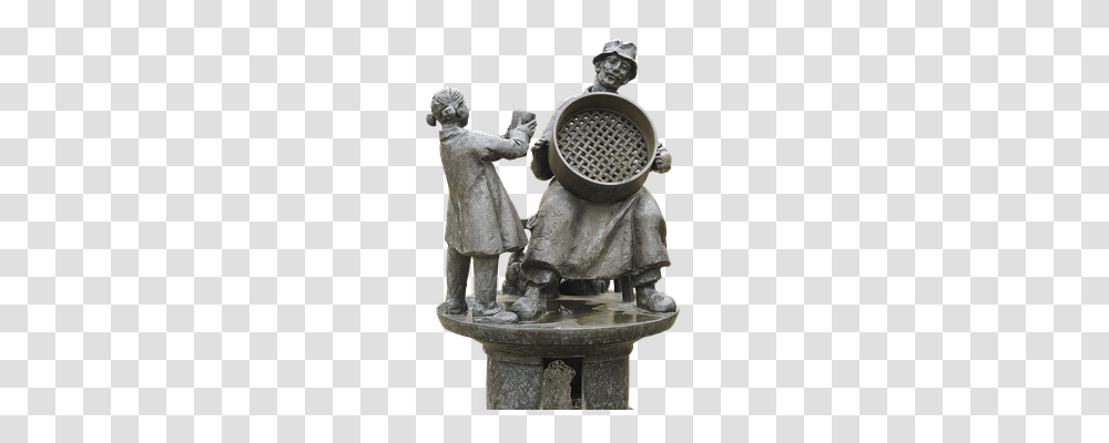 Fountain Person, Statue, Sculpture Transparent Png