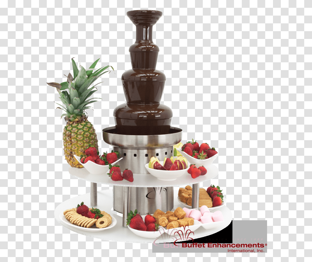 Fountain Chocolate Fountain Images, Wedding Cake, Dessert, Food, Plant Transparent Png
