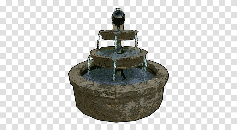 Fountain Image Fountain, Water, Wedding Cake, Dessert, Food Transparent Png