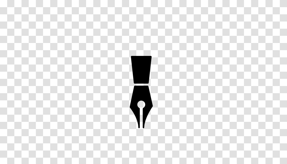 Fountain Pen Silhouette, Stencil, Hand, Cutlery, Plant Transparent Png
