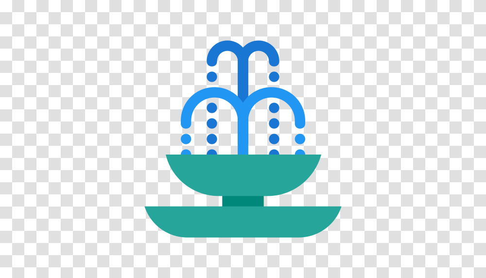 Fountain Water Icon With And Vector Format For Free Unlimited, Logo, Trademark, Light Transparent Png