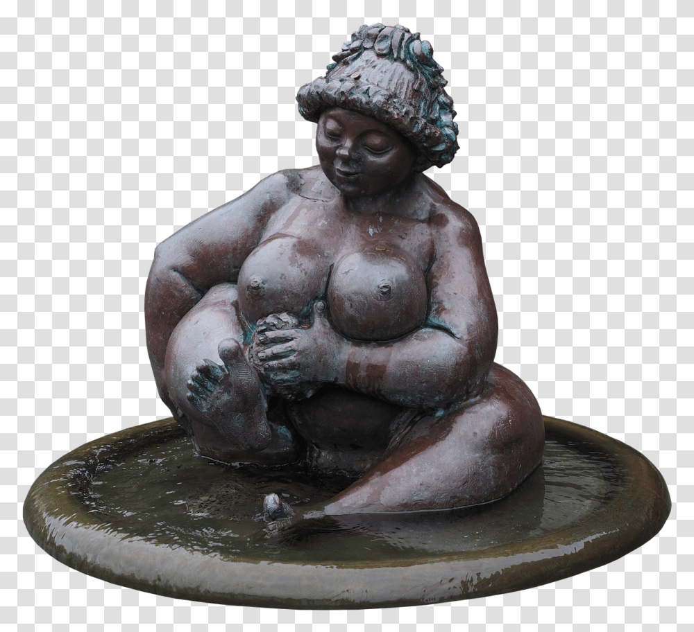 Fountain Water Wilhelmine Free Photo On Pixabay Statue, Sculpture, Art, Figurine, Person Transparent Png