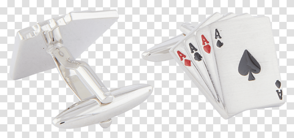 Four Aces Cufflinks Poker, Aircraft, Vehicle, Transportation, Airplane Transparent Png