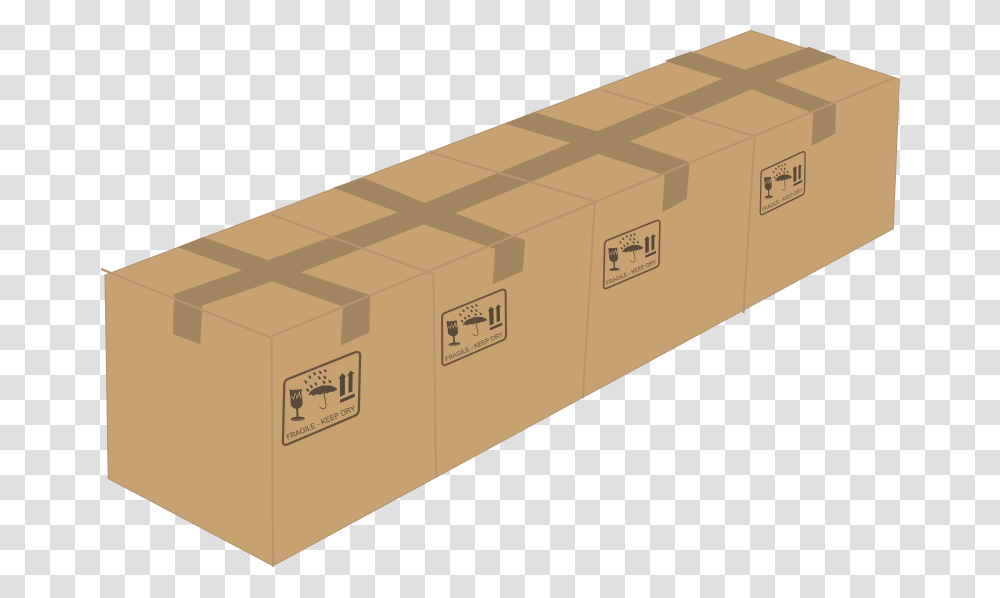 Four Boxes Boxes Clipart, Cardboard, Carton, Package Delivery Transparent Png
