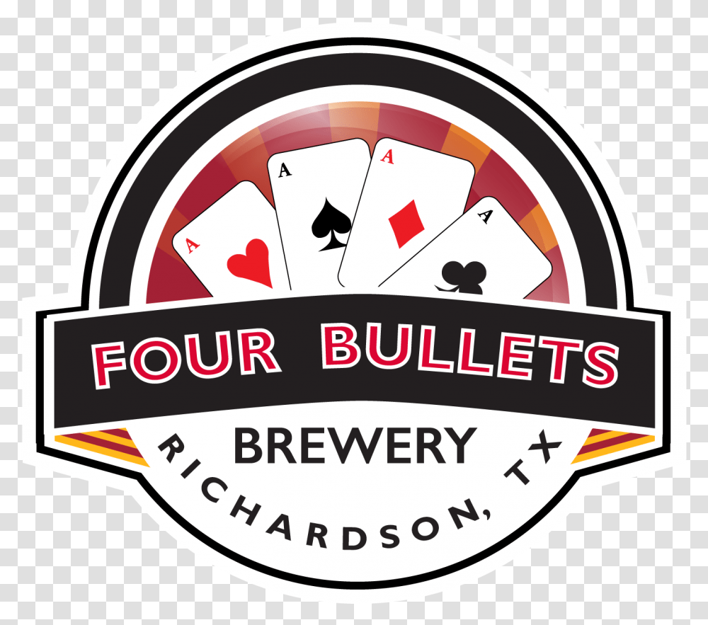 Four Bullets Brewery, Logo, Trademark, Hand Transparent Png