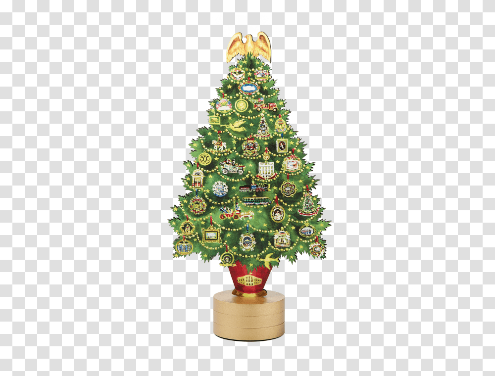 Four Foot Christmas Tree In Pot, Ornament, Plant, Tabletop Transparent Png