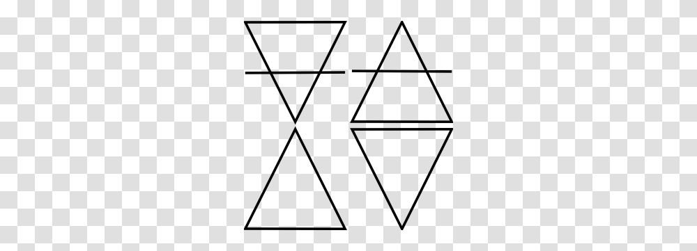 Four Geometric Triangle Symbols Clip Art, Bow, Star Symbol, Utility Pole, Lighting Transparent Png